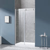 Eva Shower Door 48 In, Satin Nickel