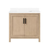 Nyall Bathroom Vanity 36 In, Pure White