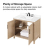 Nyall Bathroom Vanity 36 In, Pure White