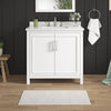 Nyall Bathroom Vanity 36 In, Pure White