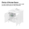 Nyall Bathroom Vanity 36 In, Pure White