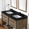 Laurie Double Bathroom Vanity 60 in, Acadia Wood